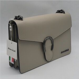 RARE *NWT* Marina Galanti Taupe Shoulder Bag